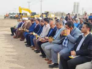آیین آغاز عملیات اجرایی قطعه دوم ریگان – نرماشیر