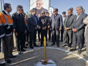 مراسم آئین کلنگ زنی پروژه بهسازی و روکش آسفالت محور رفسنجان – داوران – زرند